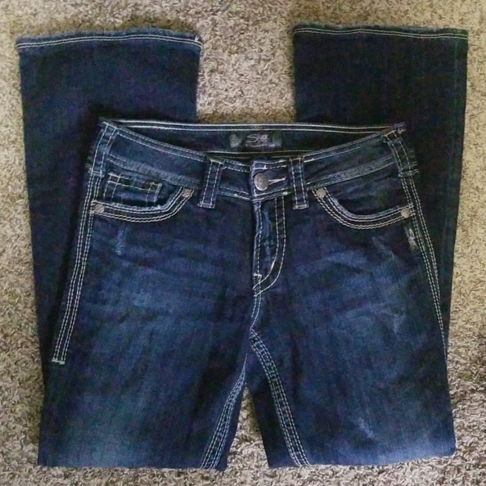 Silver jeans